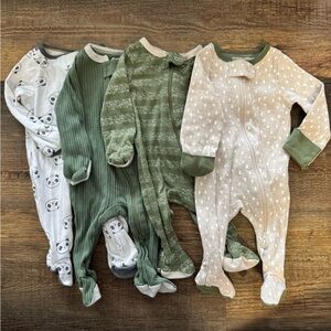 Set of 4- Cloud Island Newborn Sleepers